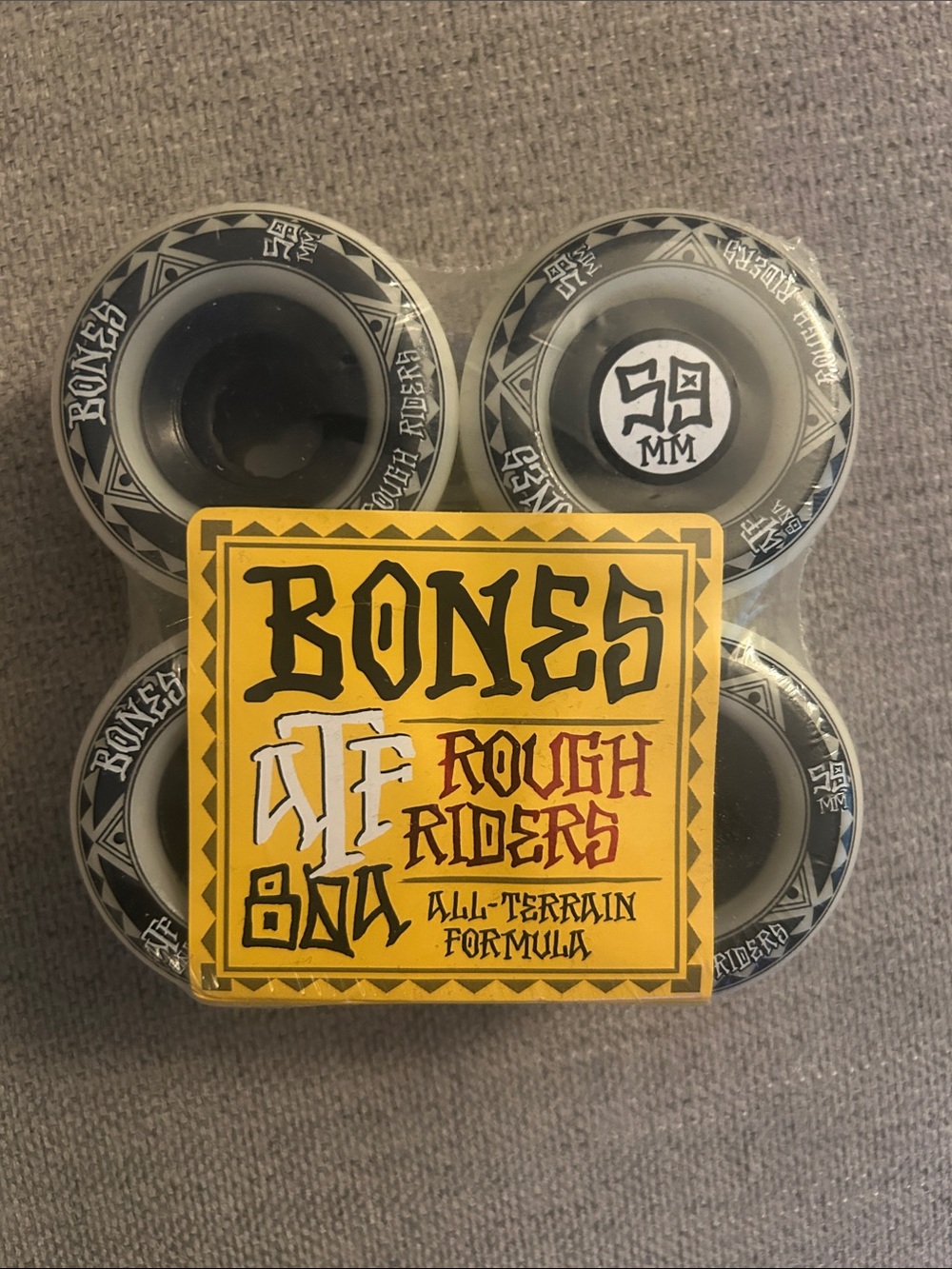 RoughRiders ATF BONES - 59mm Wheels [WHITE]